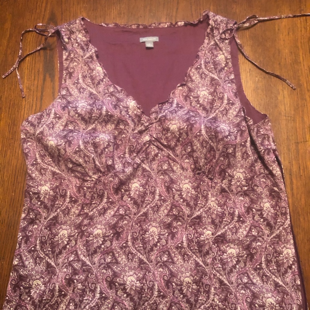 Ann Taylor Lined Summer Top